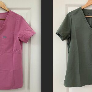 Figs - one pocket, scrub top bundle!